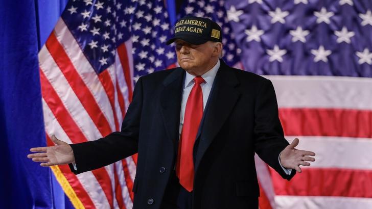 Ex-US president Donald Trump